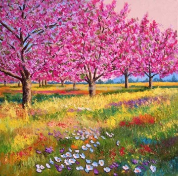  beautiful Oil Painting - PLS14 beautiful landscape garden